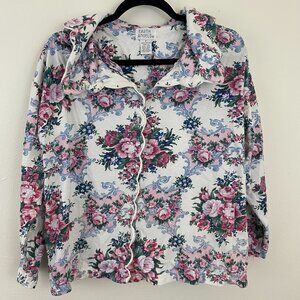 Vintage Earth Angels Floral Button Up Cardigan